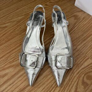 Zara Slingback Mules